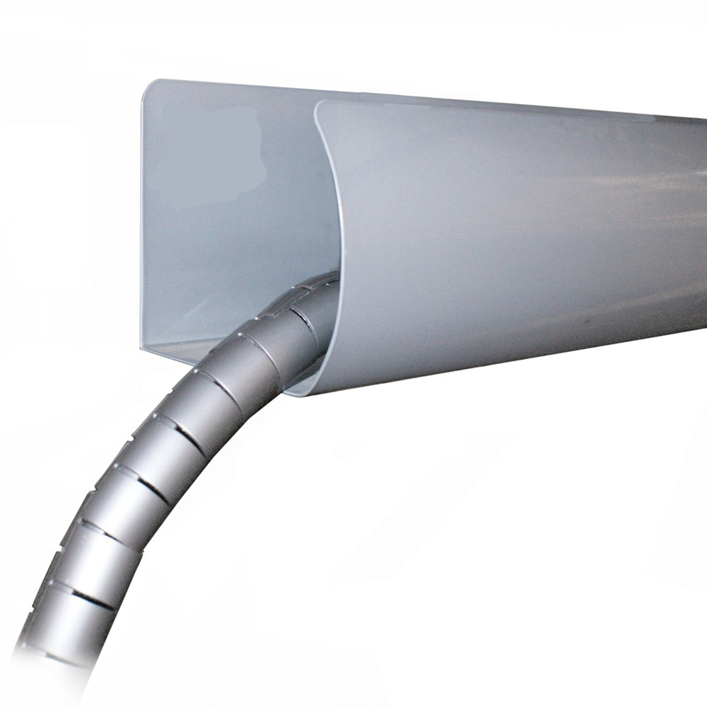 Goulotte passe-câbles Liftpipe L1050 mm - gris